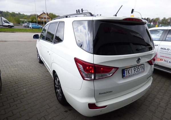 SsangYong Rodius cena 68900 przebieg: 59538, rok produkcji 2016 z Zdzieszowice małe 436